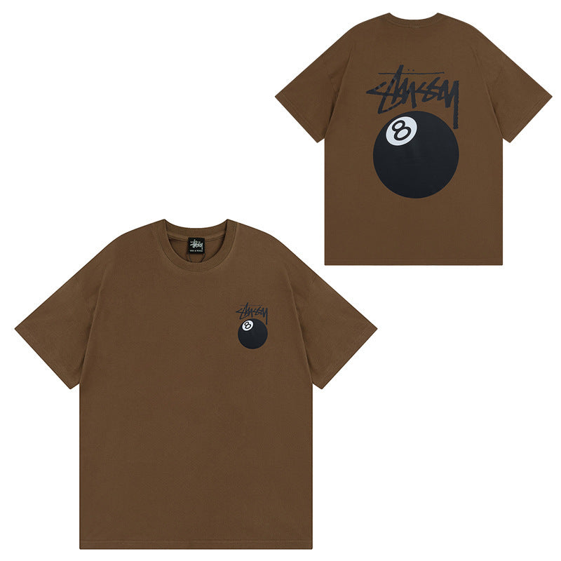 Stussy T-Shirts Casual Versatile Loose T-Shirts Couple