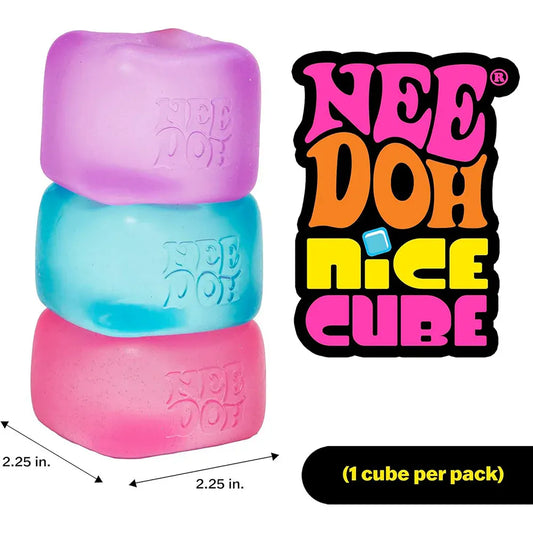 Schylling NeeDoh Nice Cube - 2.25 Premium Sensory Stress Relief Toy